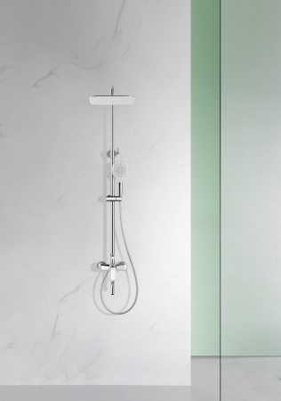 Душевая система с изливом Arrow AG3311CP хром